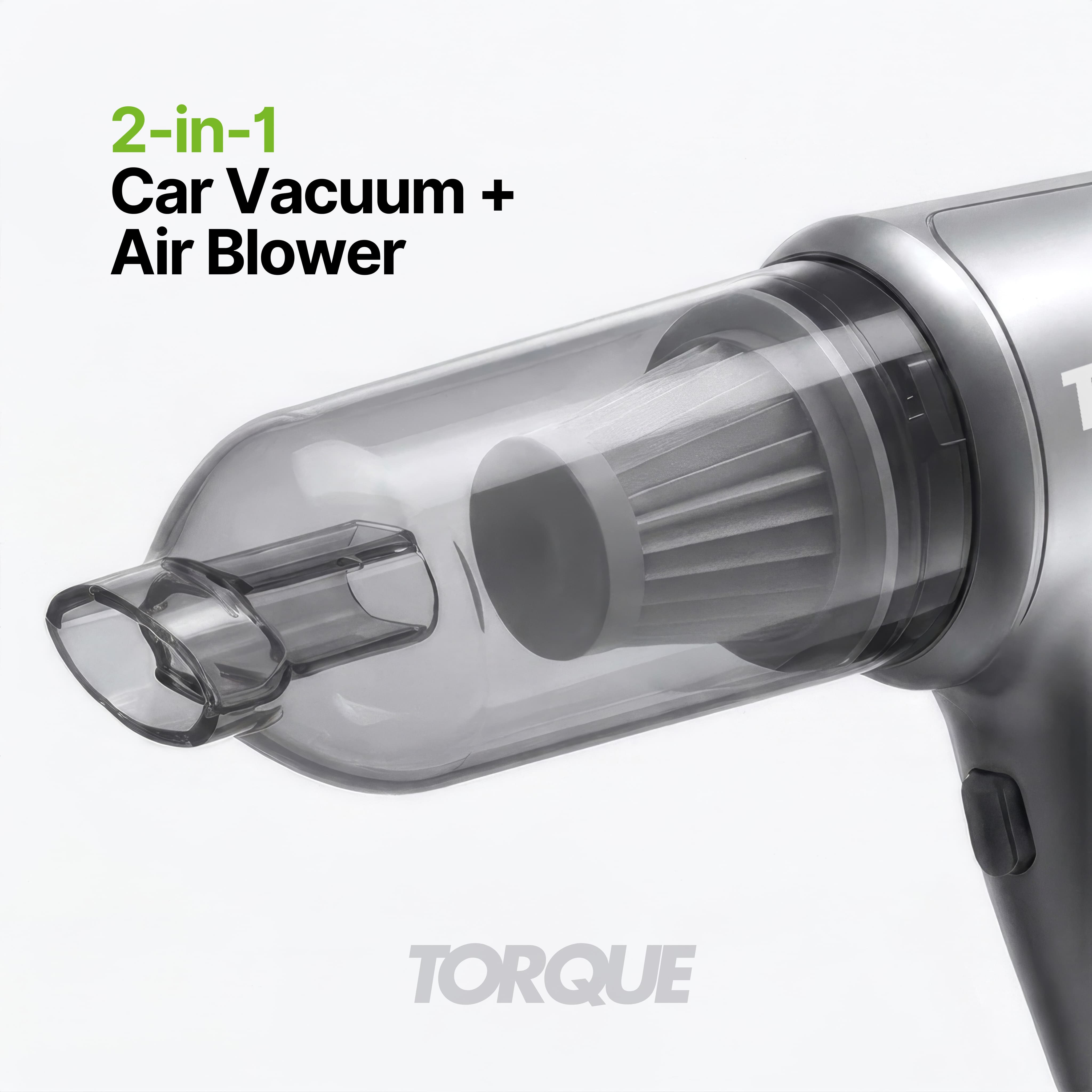 TORQUE PRO - Car Vacuum + Air Blower